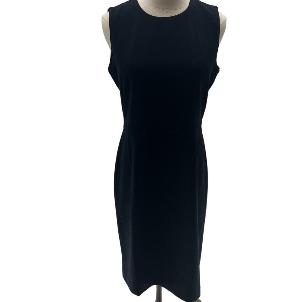Jean-Pierre Klifa Navy Sleeveless Lined Fit and Flare Taylor Dress NWT- L